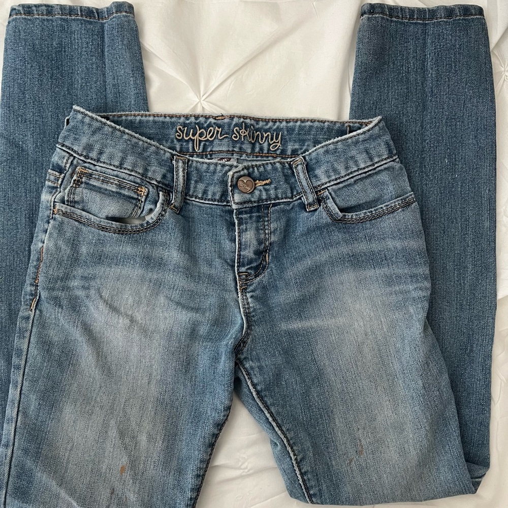 Old Navy Super Skinny Light Blue Jeans